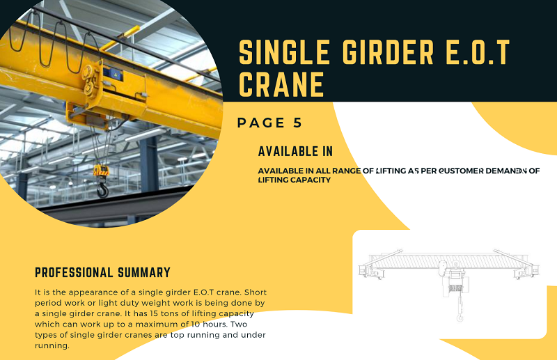 Single EOT Crane